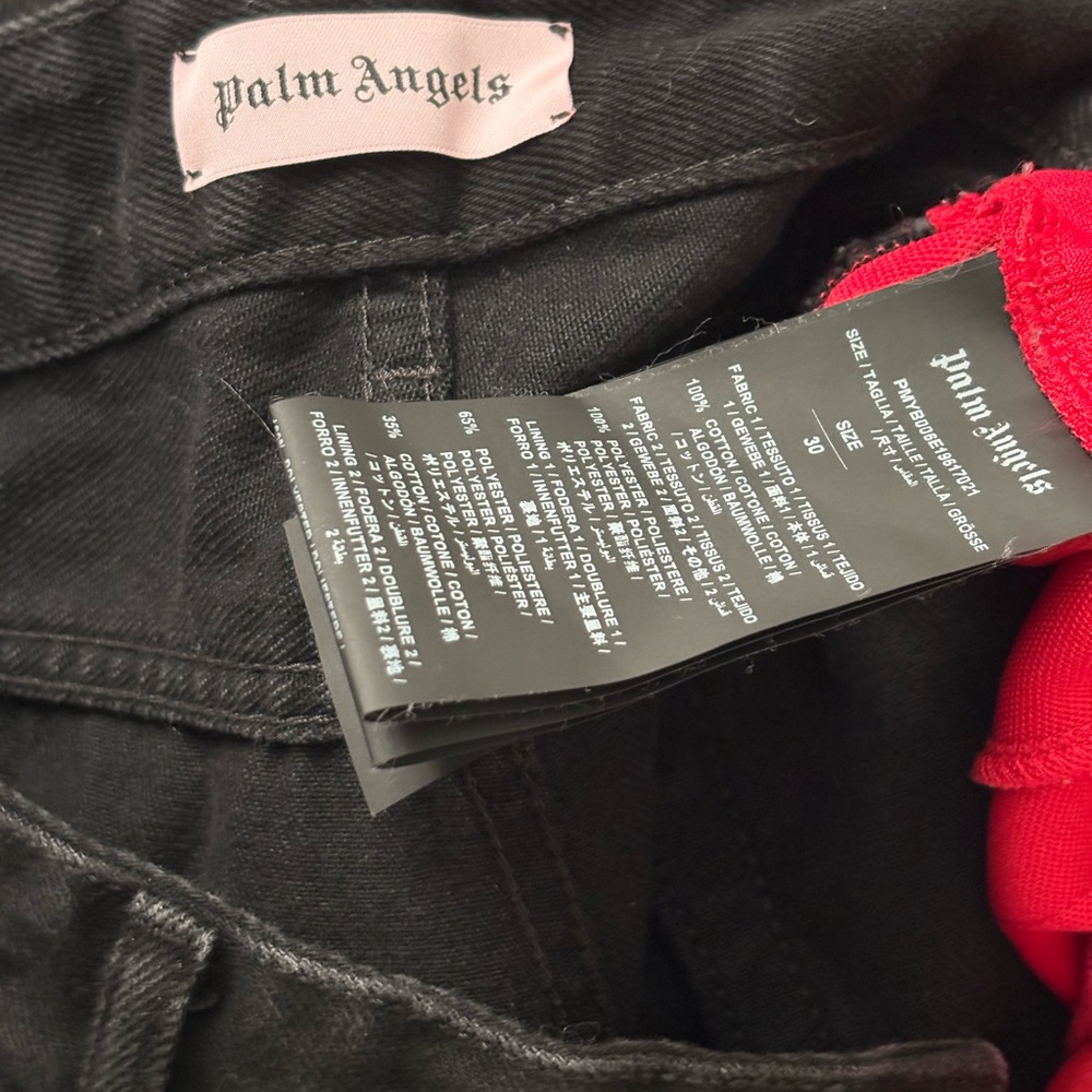 SET Palm Angels Black and‎ Red Jacket and Pants - Picture 17 of 17